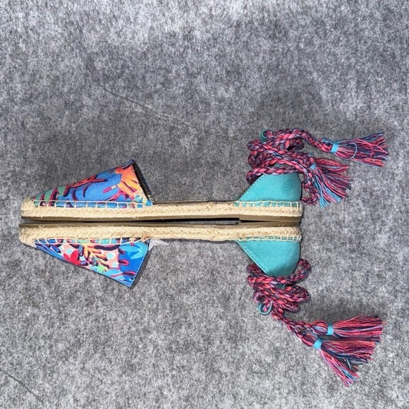 Circus by Sam Edelman Lenora‎ Tropical Lace Up Espadrille- Sz 9 - Picture 5 of 10